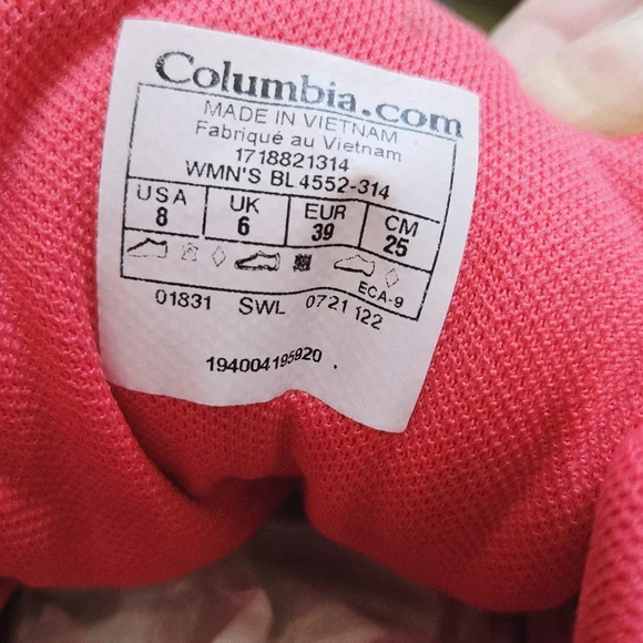 Columbia Teal and Pink Outdoor Boots Nwt - Picture 4 of 8